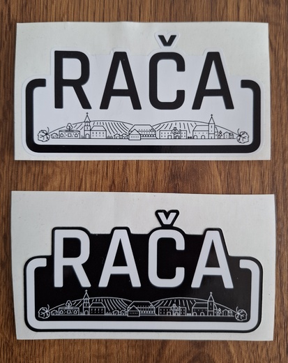 Nálepky s motívom Rače